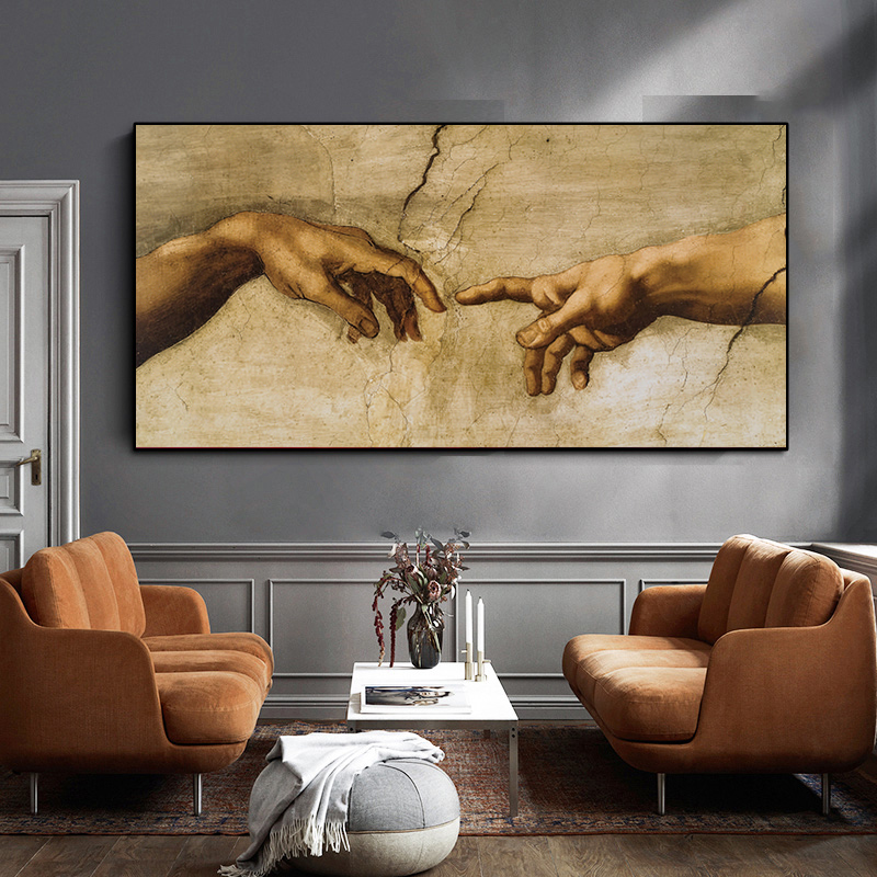 Hand of God Canvas Art Painting Vintage Posters Prints Classical Religion Wall Art Pictures For Living Room Wall Decor Paintings
Hand of God Canvas Art Painting Vintage Posters Prints Classical Religion Wall Art Pictures For Living Room Wall Decor Paintings