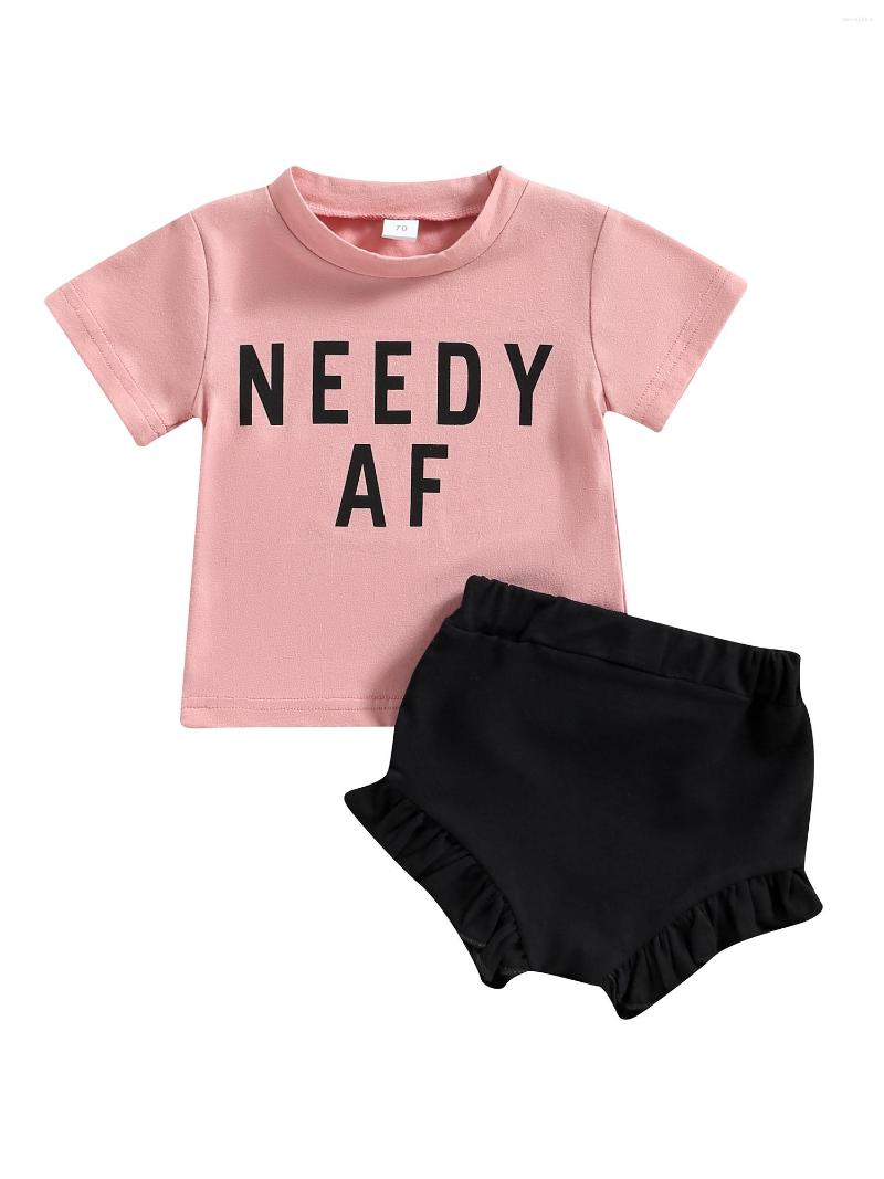 Clothing Sets Born Baby Girl Summer Clothes Letter Print Short Sleeve T-Shirts And Solid Color Shorts 2Pcs Outfits, Pink
Clothing Sets Born Baby Girl Summer Clothes Letter Print Short Sleeve T-Shirts And Solid Color Shorts 2Pcs Outfits, Pink