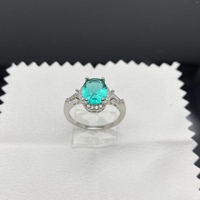 Cluster Rings Selling European Fashion 925 Sterling Silver Exquisite Ring Platinum Mint Green Crystal Women's Jewelry Gifts
Cluster Rings Selling European Fashion 925 Sterling Silver Exquisite Ring Platinum Mint Green Crystal Women's Jewelry Gifts