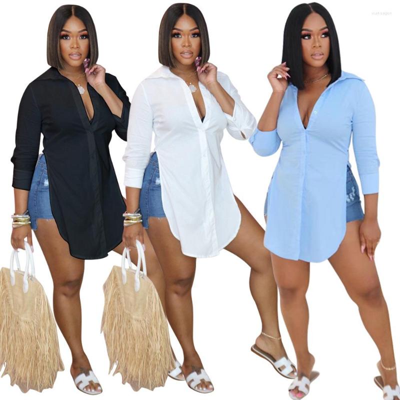 Women's Blouses Women Blouse Tops Casual Turn Down Collar Button Long Sleeve Slim OL Work Office Ladies Solid Color Shirts WDC9824, Blue
Women's Blouses Women Blouse Tops Casual Turn Down Collar Button Long Sleeve Slim OL Work Office Ladies Solid Color Shirts WDC9824, Blue
