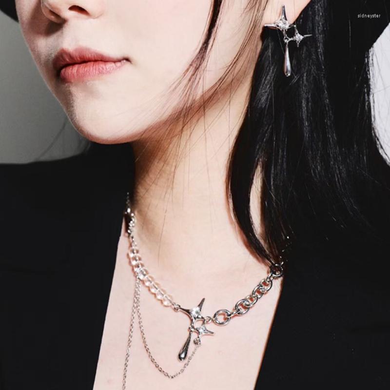 Pendant Necklaces Hip Hop Rhinestone Cross Drop Necklace For Women Clavicle Chain Sweet Cool Transparent Beads Choker Neck Wholesale
Pendant Necklaces Hip Hop Rhinestone Cross Drop Necklace For Women Clavicle Chain Sweet Cool Transparent Beads Choker Neck Wholesale