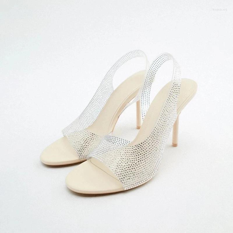 Sandals TRAF Woman Transparent Rhinestone Summer Crystal Party Heels Fashion Round Toe Stiletto Star Style Pumps Women 2023, Beige
Sandals TRAF Woman Transparent Rhinestone Summer Crystal Party Heels Fashion Round Toe Stiletto Star Style Pumps Women 2023, Beige