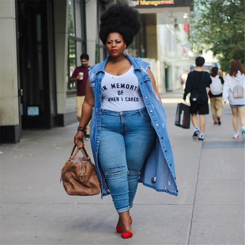 Outerwear Women's Plus Size & Coats HAOOHU Washed Denim Women Waistcoat Over-the-knee Vest Loose Jacket Hole Sleeveless Pocket Street Wear L, Blue
Outerwear Women's Plus Size & Coats HAOOHU Washed Denim Women Waistcoat Over-the-knee Vest Loose Jacket Hole Sleeveless Pocket Street Wear L, Blue
