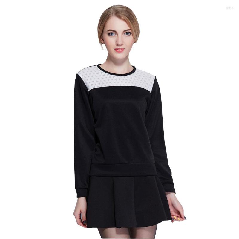 Work Dresses Vangull Spring Fashion Knitted Women Sets Long Sleeve Tops Mini Skirts Two Pieces Suits Patchwork Loose Ladies, Black
Work Dresses Vangull Spring Fashion Knitted Women Sets Long Sleeve Tops Mini Skirts Two Pieces Suits Patchwork Loose Ladies, Black