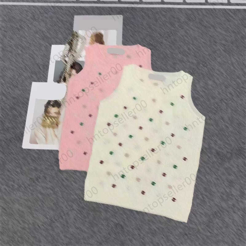 Tank Top Designer Womens Summer Spring Fashion Leisure Luxury Classic Brand Letter Logo Polka Dot Printed Round Neck Knitted Tank Top Ladies Clothes 2 Colors, 11
Tank Top Designer Womens Summer Spring Fashion Leisure Luxury Classic Brand Letter Logo Polka Dot Printed Round Neck Knitted Tank Top Ladies Clothes 2 Colors, 11