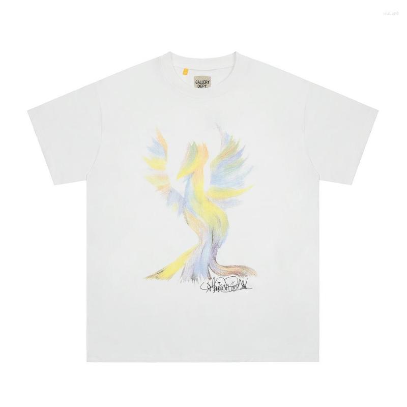 Men' T Shirts Loose Tee Frog Drift Fashion Streetwear Oversized T-shirt Colorful Sunbird Pattern Short Sleeve Tops Vintage Cotton Men, White
Men' T Shirts Loose Tee Frog Drift Fashion Streetwear Oversized T-shirt Colorful Sunbird Pattern Short Sleeve Tops Vintage Cotton Men, White