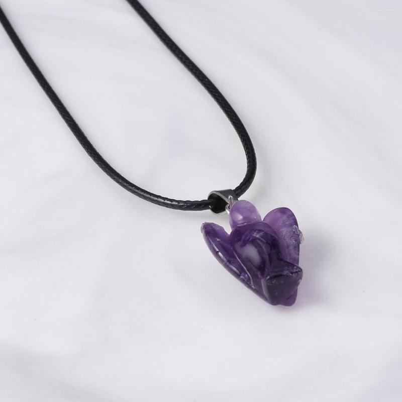 Pendant Necklaces Natural Stone Necklace Cute Angel Shape Amethysts Red Agates High Quality For Women Jewelry Party Gifts
Pendant Necklaces Natural Stone Necklace Cute Angel Shape Amethysts Red Agates High Quality For Women Jewelry Party Gifts