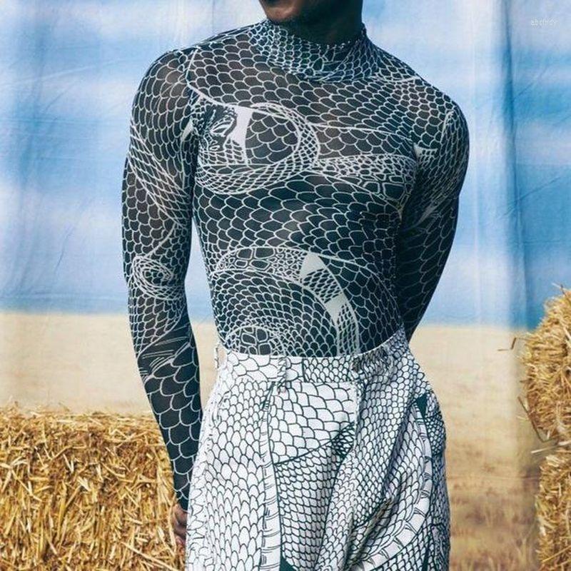 Men's T Shirts Autumn Spring Sexy Print See Through Undershirts T-shirts Men Streetwear Pullovers Long Sleeve Tees Clothing, Blue
Men's T Shirts Autumn Spring Sexy Print See Through Undershirts T-shirts Men Streetwear Pullovers Long Sleeve Tees Clothing, Blue
