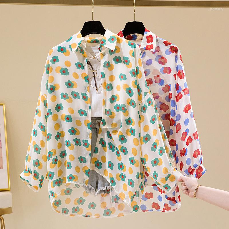 Women's Blouses 2023 Summer Women Flower Printed Chiffon Shirts Coats Long Sleeve Loose Casual Oversize Cardigan Tops Blusas Mujer, Green
Women's Blouses 2023 Summer Women Flower Printed Chiffon Shirts Coats Long Sleeve Loose Casual Oversize Cardigan Tops Blusas Mujer, Green