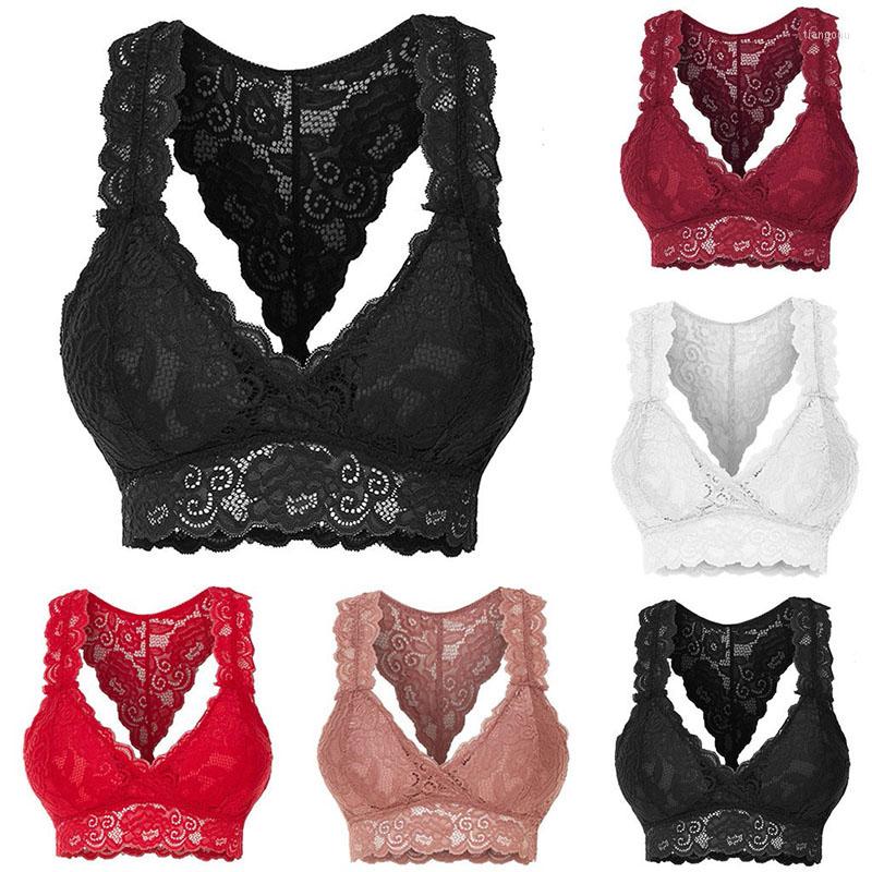 Bras Large Size Bra Women's Sexy Lace Hollow Out Solid Sport Bralette Breathable Comfortable Underwear Push Up, Black
Bras Large Size Bra Women's Sexy Lace Hollow Out Solid Sport Bralette Breathable Comfortable Underwear Push Up, Black