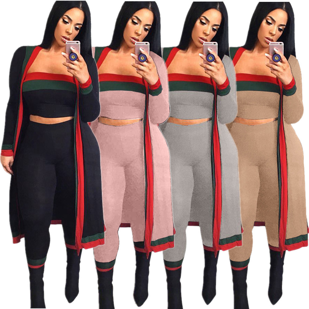 TPJB New Arrival Black Striped 3 Pieces Sets Casual Outfits Long Cloak Strapless Overalls Bodysuit Women Clothing Sets Costumes plus size wo, Khaki
TPJB New Arrival Black Striped 3 Pieces Sets Casual Outfits Long Cloak Strapless Overalls Bodysuit Women Clothing Sets Costumes plus size wo, Khaki