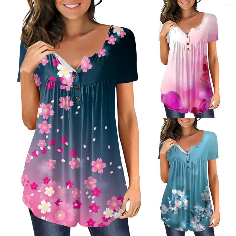 Women' T Shirts Women Tops Floral Pattern Hide Belly Tunic Short Sleeve 2023 Summer Henley Cute Tshirt Dressy Womens Shirt, Pink
Women' T Shirts Women Tops Floral Pattern Hide Belly Tunic Short Sleeve 2023 Summer Henley Cute Tshirt Dressy Womens Shirt, Pink