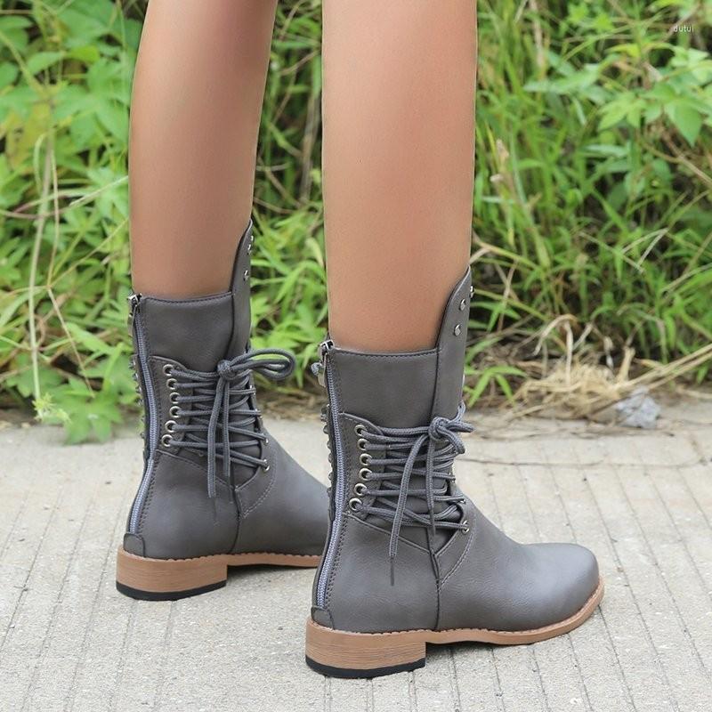 Boots 2023 Retro Women Western Punk Lace Up Buckle Motorcycle Zipper Mid Calf Ladies Short Botas Plus Size 35-43, Black
Boots 2023 Retro Women Western Punk Lace Up Buckle Motorcycle Zipper Mid Calf Ladies Short Botas Plus Size 35-43, Black