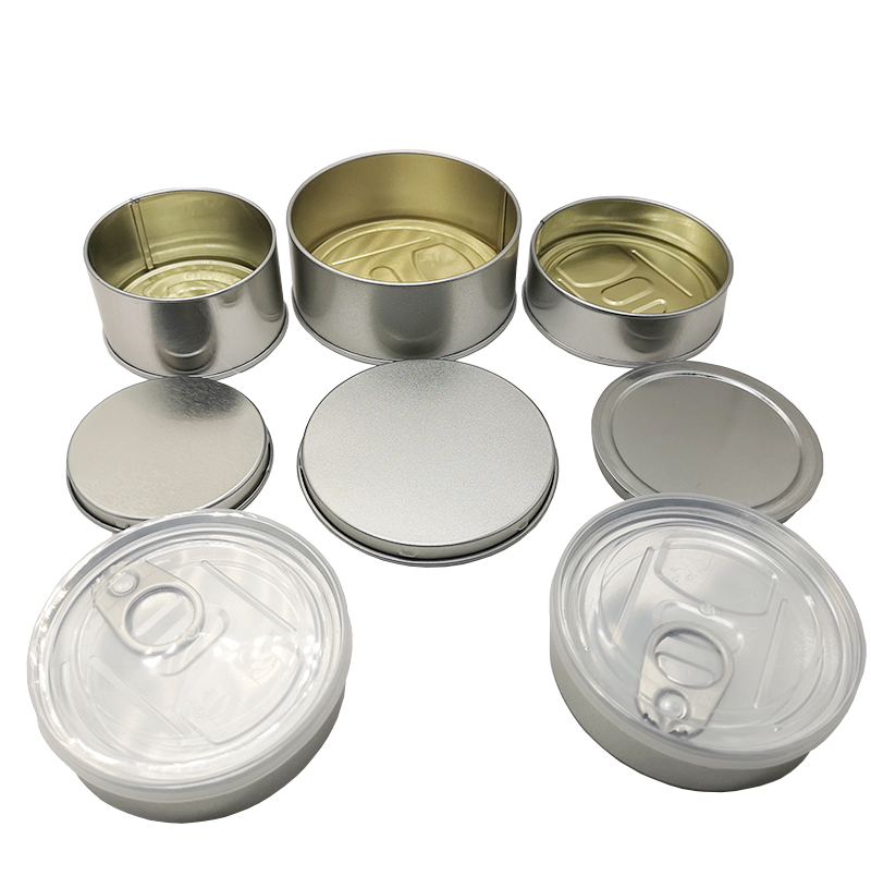 Customize Metal Can 3.5 Gram Empty Tin Cans Packaging Easy Pull Ring Aluminum Food Grade Press In Jars All Size OEM Available Customized