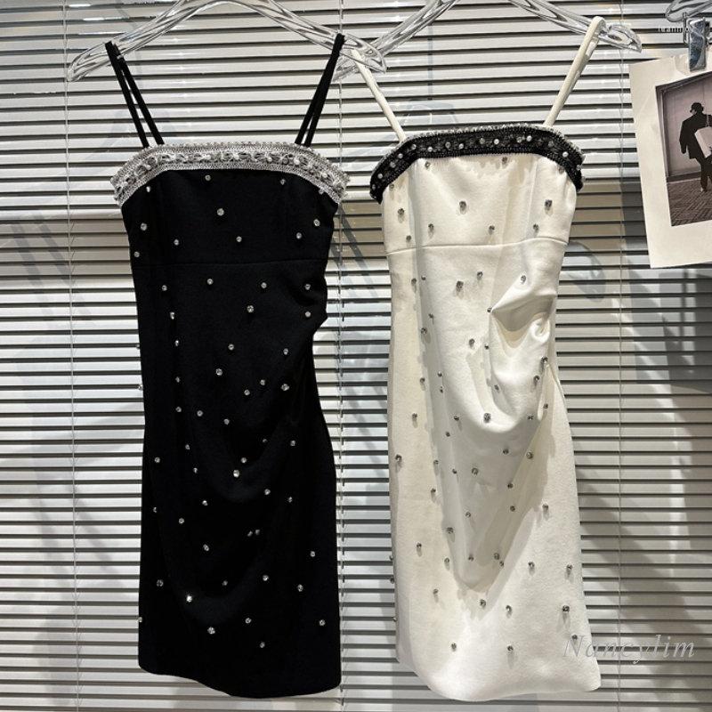 Casual Dresses For Women 2023 Summer Classic Style Rhinestone Lace Waist-Tight Nightclub Girl Strap Dress Young Lady Outfit, Black
Casual Dresses For Women 2023 Summer Classic Style Rhinestone Lace Waist-Tight Nightclub Girl Strap Dress Young Lady Outfit, Black