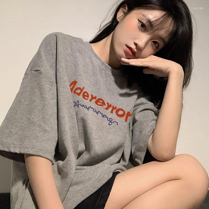 Men's T Shirts ADER ERROR Crewneck Cotton Short Sleeve T-shirt Women's Summer Print Loose Relaxed Retro Fashion Small Top, Gray
Men's T Shirts ADER ERROR Crewneck Cotton Short Sleeve T-shirt Women's Summer Print Loose Relaxed Retro Fashion Small Top, Gray