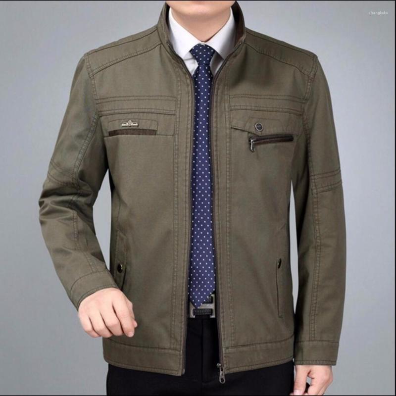 Men's Jackets Spring Autumn 2023 Middle-aged Men's Stand Collar Solid Color Jacket Father Winter Casual Cotton Coat Plus Size Outerwear, Khaki
Men's Jackets Spring Autumn 2023 Middle-aged Men's Stand Collar Solid Color Jacket Father Winter Casual Cotton Coat Plus Size Outerwear, Khaki