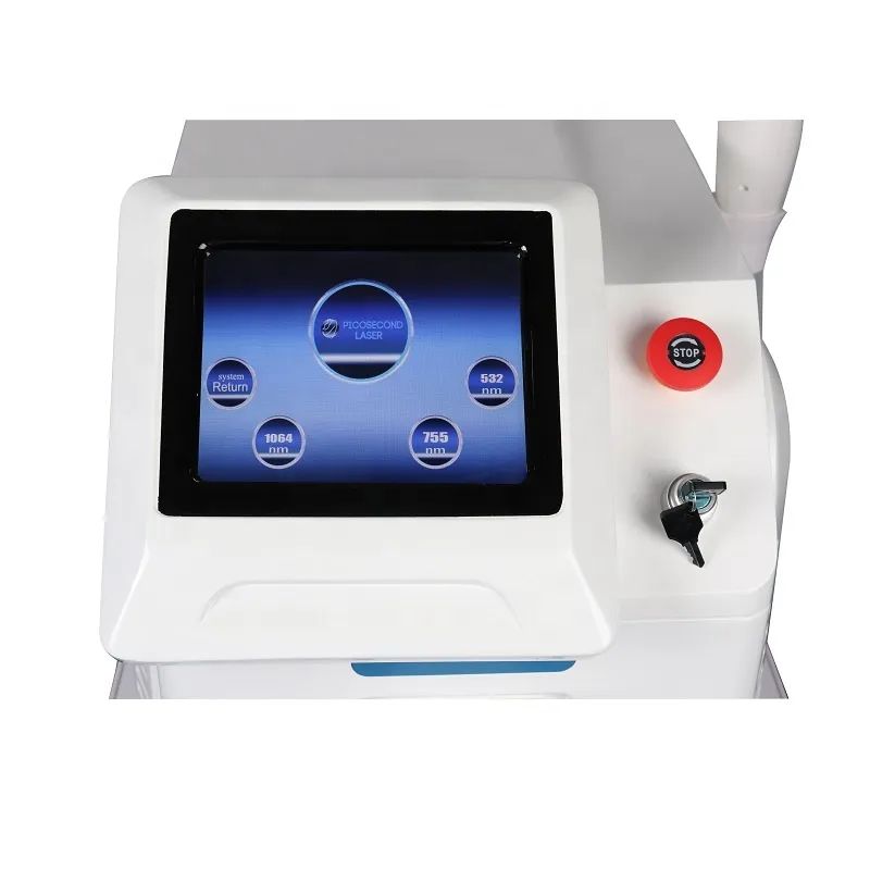 Newest Portable Nd Yag Pico Laser Tattoo Removal Machine Painless Eyebrow Eyeline Washing 4 Wavelength Skin Whitening Beauty Equipment