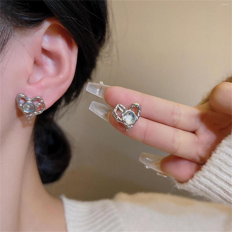 Hoop Earrings Women's Light Luxury Gift Alloy 6 Pairs Chunky Set For Women