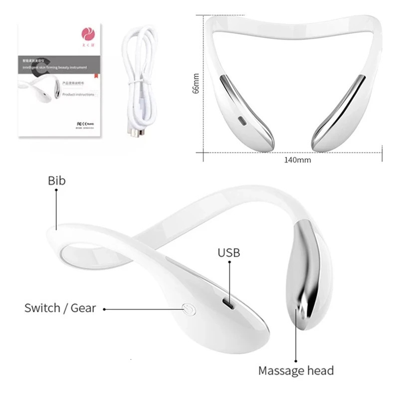 Face Care Devices EMS Vibration Lifting Massager Smart Electric V-Face Shaping Massager Microcurrent Face Lift Machine Beauty Health Tools 231113