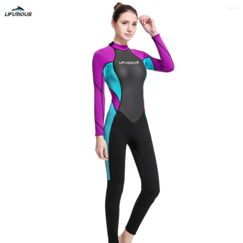 Women' Swimwear 3MM Neoprene Wetsuit Women' Winter Outdoor Water Sports Warm And Cold-Proof One-Piece Swimming Snorkeling Surfing, As shown
Women' Swimwear 3MM Neoprene Wetsuit Women' Winter Outdoor Water Sports Warm And Cold-Proof One-Piece Swimming Snorkeling Surfing, As shown