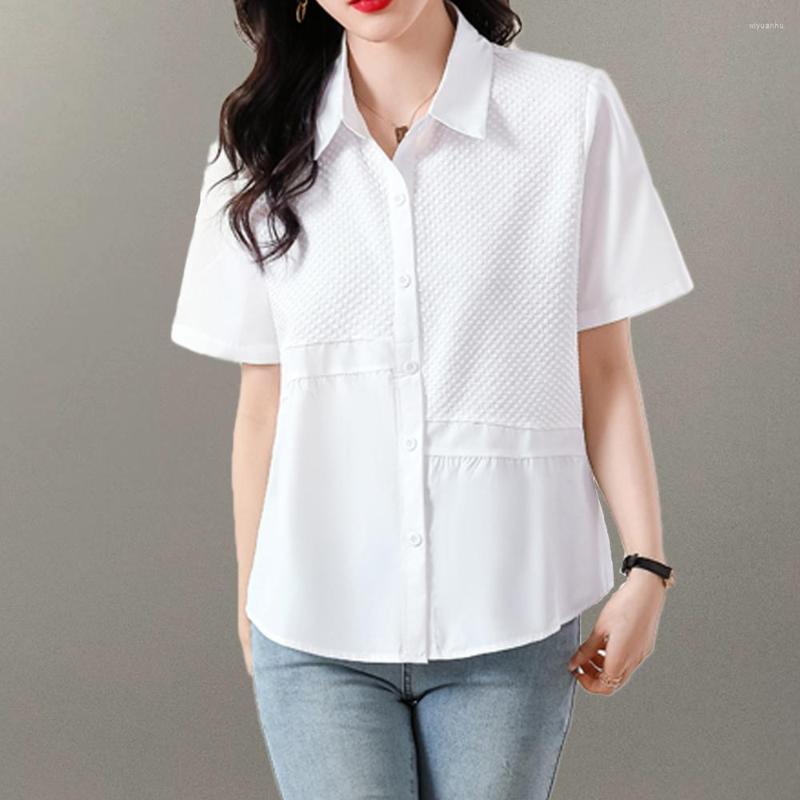Women's Blouses Fashion Summer White Women 2023 Short Sleeve Irregular Stitching Loose Ladies Casual Shirts Elegant Female Black Tops
Women's Blouses Fashion Summer White Women 2023 Short Sleeve Irregular Stitching Loose Ladies Casual Shirts Elegant Female Black Tops