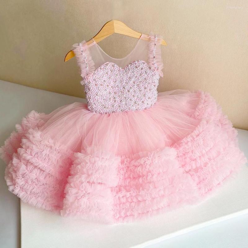 Girl Dresses Pink Princess Dress Pearl Beaded Puffy First Communion Flower Cute Children Girls Gown, Blue
Girl Dresses Pink Princess Dress Pearl Beaded Puffy First Communion Flower Cute Children Girls Gown, Blue