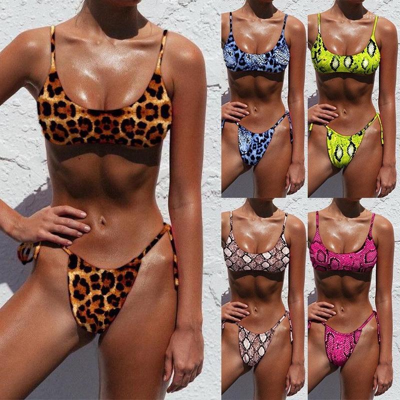 Women' Swimwear 2023 Snake Print Bikini Set Women Sexy Low Waist Bikinis Female Backless Swimsuit Lace Up Beach Bathing Suit, Red
Women' Swimwear 2023 Snake Print Bikini Set Women Sexy Low Waist Bikinis Female Backless Swimsuit Lace Up Beach Bathing Suit, Red