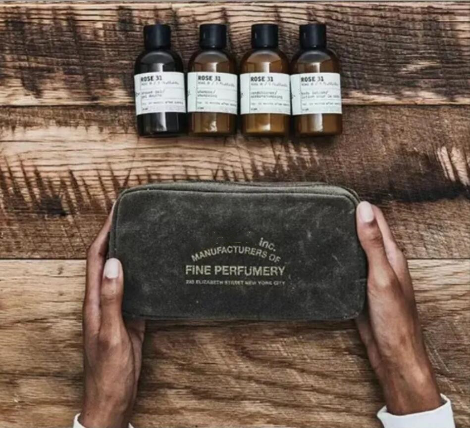 Travel Set Santal 33 4x90ML Inc Manufacturers Of Fine Perfumery Shampoo Conditioner Shower gel Body Lotion