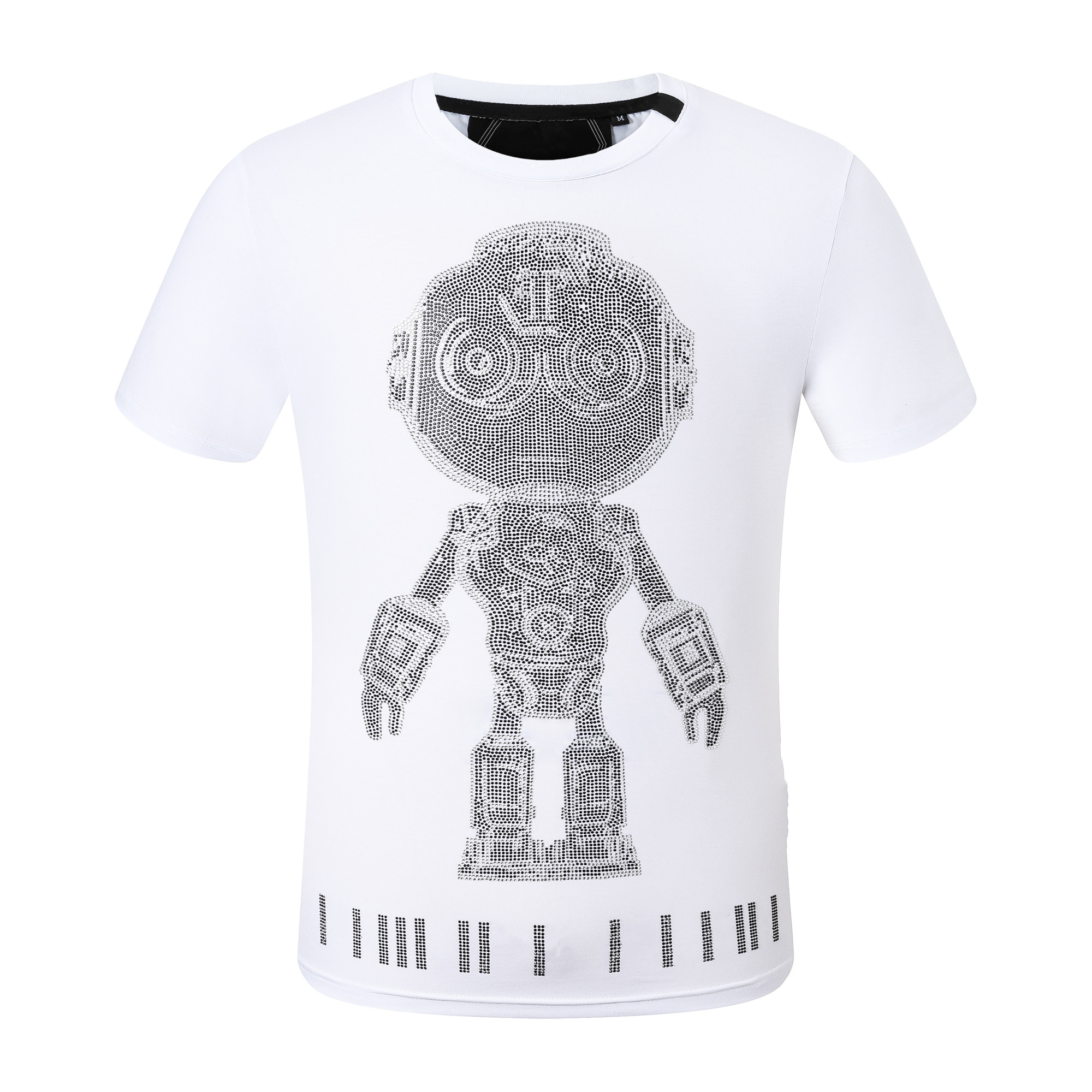 PP Fashion Men's Designer slim fit T-shirt Summer rhinestone Short Sleeve Round Neck shirt tee Skulls Print Tops Streetwear collar Polos M-3XL PP2069, 20
PP Fashion Men's Designer slim fit T-shirt Summer rhinestone Short Sleeve Round Neck shirt tee Skulls Print Tops Streetwear collar Polos M-3XL PP2069, 20