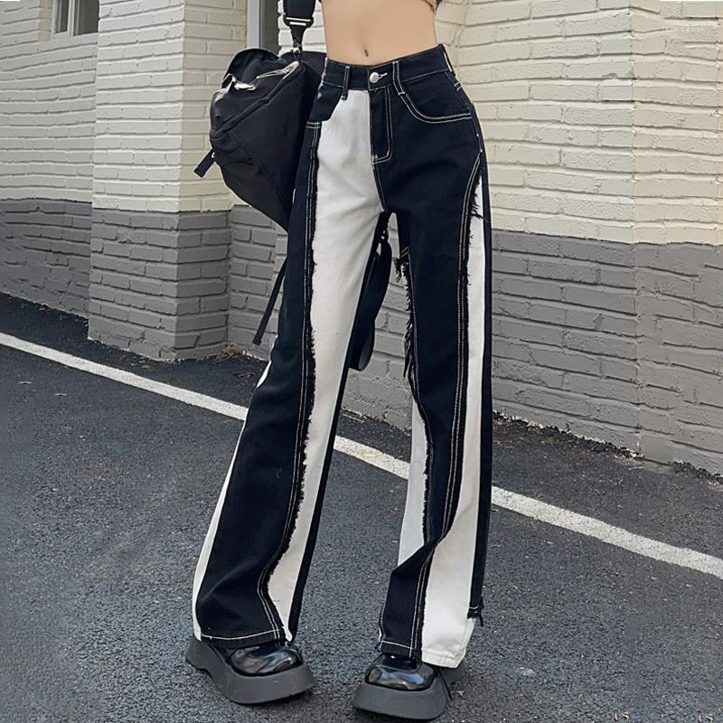 Women' Jeans Contrast Stitching Boyfriend Slouchy Baggy Women Casual Wide Leg Denim Pants Female Y2k Fur-lined Trousers, Black
Women' Jeans Contrast Stitching Boyfriend Slouchy Baggy Women Casual Wide Leg Denim Pants Female Y2k Fur-lined Trousers, Black