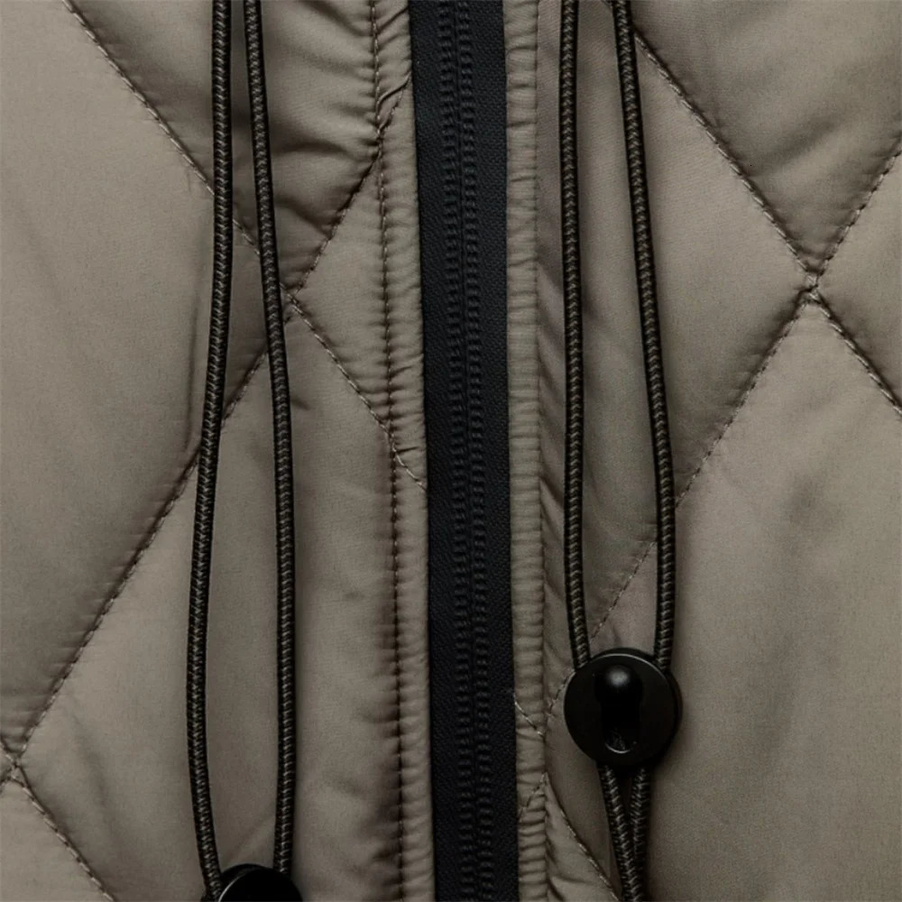 Women s Down Parkas UNIZERA 2023 Autumn Winter Product Fashion Casual Pocket Zipper Decoration Hooded Cotton Coat 231114