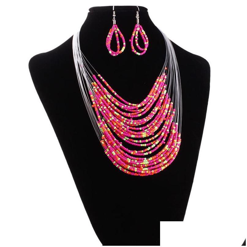 Pendant Necklaces Vintage Jewelry Sets Bohemian Crystal Chocker Mtilayer Colorf Beads Statement Necklace Earrings Set For Wo Dhgarden Dhuib
Pendant Necklaces Vintage Jewelry Sets Bohemian Crystal Chocker Mtilayer Colorf Beads Statement Necklace Earrings Set For Wo Dhgarden Dhuib