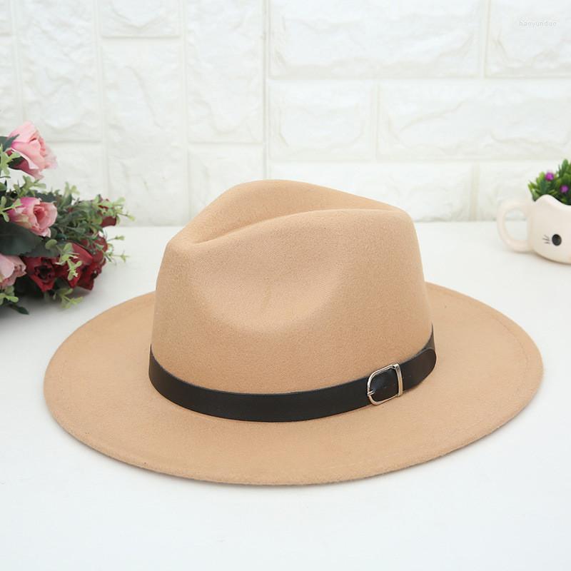 Berets Woolen Felt Fedoras Winter Autumn Women Hat Classic Solid Color Fedora Hats Female Lady Wide Brim Flat Top Jazz Cap Bucket, Black
Berets Woolen Felt Fedoras Winter Autumn Women Hat Classic Solid Color Fedora Hats Female Lady Wide Brim Flat Top Jazz Cap Bucket, Black