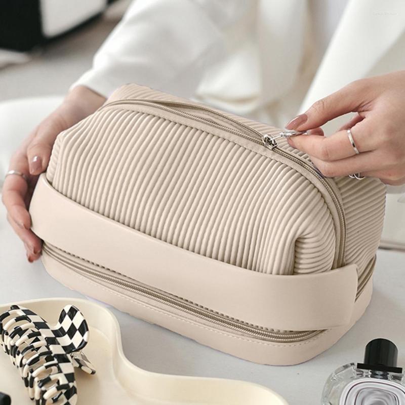 Cosmetic Bags Double Layer Toiletry Bag Multi-function Beauty Large Capacity Fashion Makeup Tool Pouches For Weekend Vacation, Pink
Cosmetic Bags Double Layer Toiletry Bag Multi-function Beauty Large Capacity Fashion Makeup Tool Pouches For Weekend Vacation, Pink