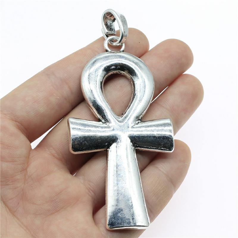 Charms 1pcs 80x42mm Large Cross Charm Pendants Antique Silver Plated Tone Ankh Big CharmCharms
Charms 1pcs 80x42mm Large Cross Charm Pendants Antique Silver Plated Tone Ankh Big CharmCharms