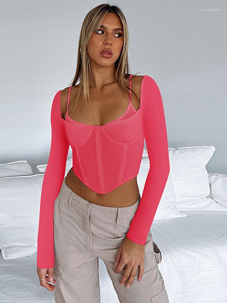 Women' T Shirts Fashion Autumn Women Long Sleeve Corset Top 2023 Sexy Square Collar Halter Bandage Bodycon Party Tank Tee Shirt Streetwear, Black
Women' T Shirts Fashion Autumn Women Long Sleeve Corset Top 2023 Sexy Square Collar Halter Bandage Bodycon Party Tank Tee Shirt Streetwear, Black