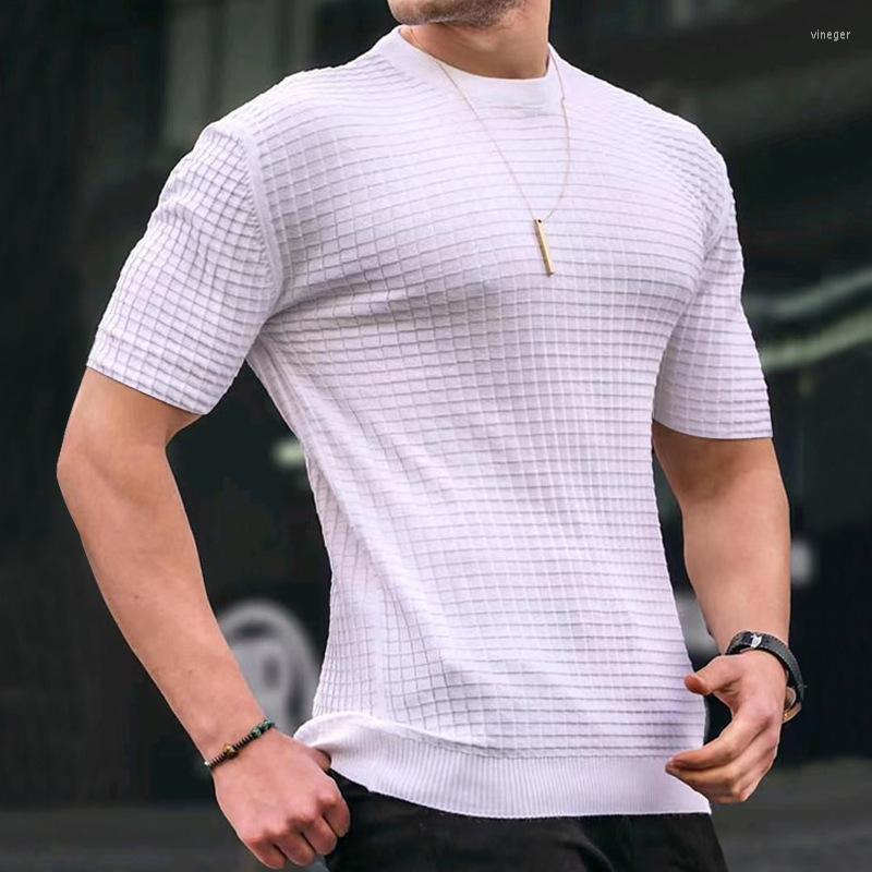 Men' T Shirts Euro Size Men' Jacquard Cotton Blended T-shirt 2023 Spring Summer Round Neck Casual Fashion Trend Pullover Tops, Khaki
Men' T Shirts Euro Size Men' Jacquard Cotton Blended T-shirt 2023 Spring Summer Round Neck Casual Fashion Trend Pullover Tops, Khaki