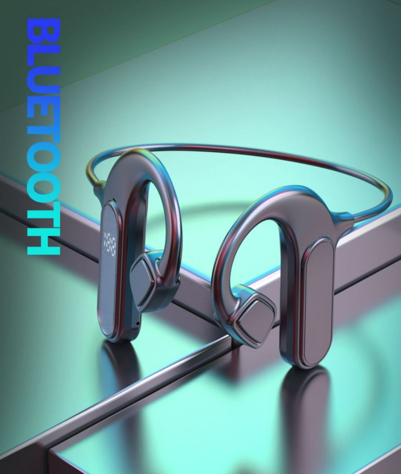 Ear Hook Earphone TWS Bluetooth headphone Wireless Earphone Sport Earphone VG09 Model Two Earbuds with built-in Microphone LED display high Quality He