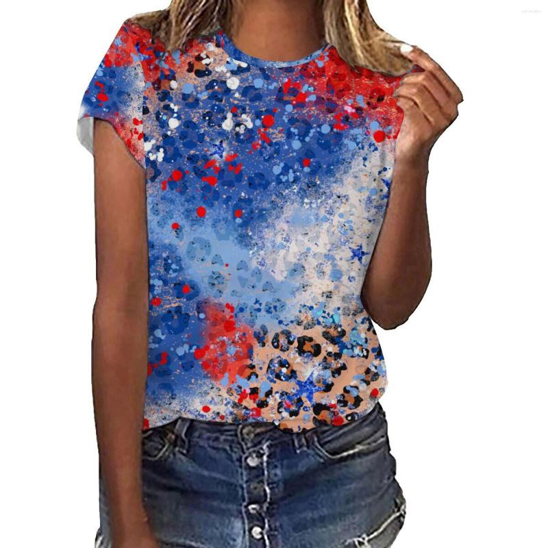 Women's T Shirts Womens Casual America Flag Print O Neck Short Sleeve Blouse Ladies Shirt Long Tops Women Sleeved, Red
Women's T Shirts Womens Casual America Flag Print O Neck Short Sleeve Blouse Ladies Shirt Long Tops Women Sleeved, Red