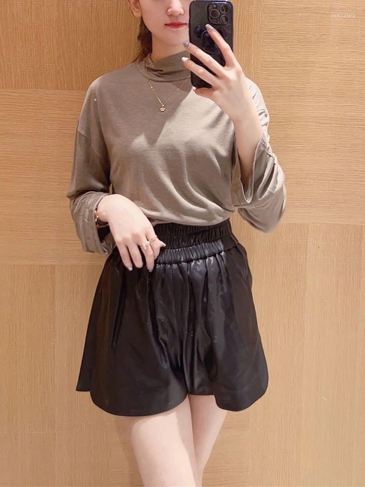Women' T Shirts Half Turtleneck Bottoming Shirt For Women 2023 Spring Summer Ladies Solid Color Long Sleeve Slim Fit Underlay Tee Tops, Apricot
Women' T Shirts Half Turtleneck Bottoming Shirt For Women 2023 Spring Summer Ladies Solid Color Long Sleeve Slim Fit Underlay Tee Tops, Apricot