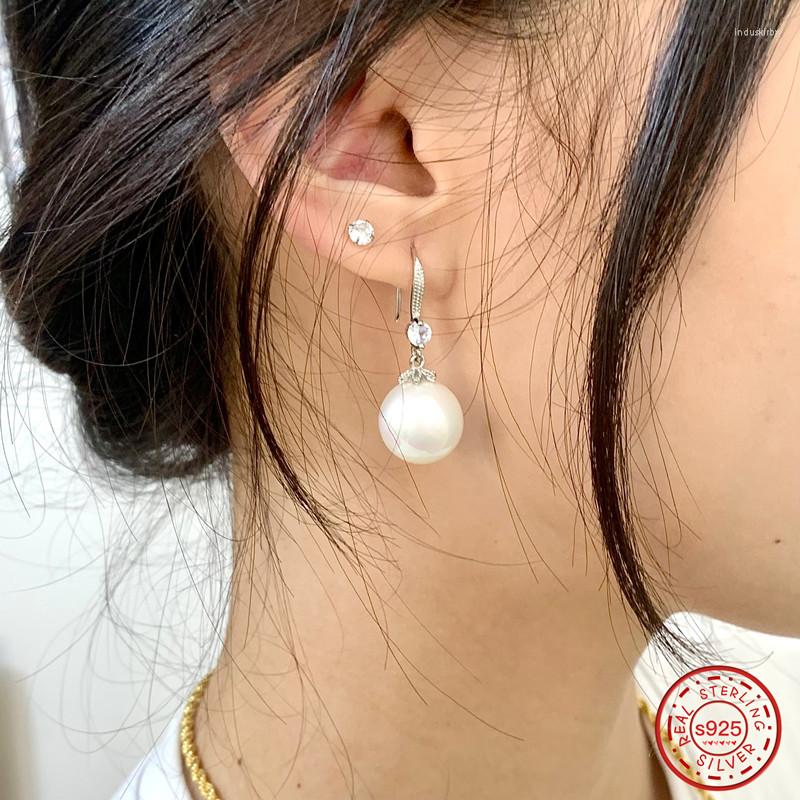 Backs Earrings 2023 925 Sterling Silver Long Pearl CZ Dangle For Women Engagement Wedding Graceful Accessories Fashion Earring
Backs Earrings 2023 925 Sterling Silver Long Pearl CZ Dangle For Women Engagement Wedding Graceful Accessories Fashion Earring
