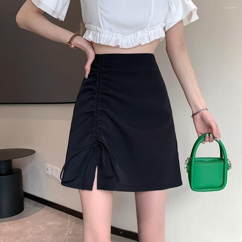 Skirts 2023 Light Design Small A-line Skirt Women' High Waist Drawstring Ropa Mujer Mini Clothes For Women, Black
Skirts 2023 Light Design Small A-line Skirt Women' High Waist Drawstring Ropa Mujer Mini Clothes For Women, Black