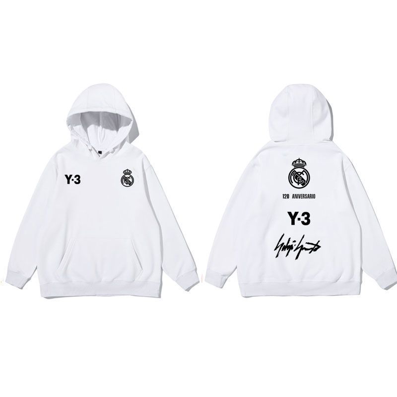 Mens Hoodies Women Y3 Hooded Sweater Training Suit Black Hoodies in Autumn and Winter, White
Mens Hoodies Women Y3 Hooded Sweater Training Suit Black Hoodies in Autumn and Winter, White