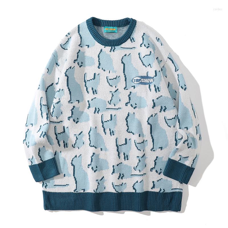 Women's Sweaters Harajuku Knitted Sweater Women Vintage Warm Tops Loose Round Collar Pullover Man's Autumn Winter Casual Couple Knitwear, Blue
Women's Sweaters Harajuku Knitted Sweater Women Vintage Warm Tops Loose Round Collar Pullover Man's Autumn Winter Casual Couple Knitwear, Blue