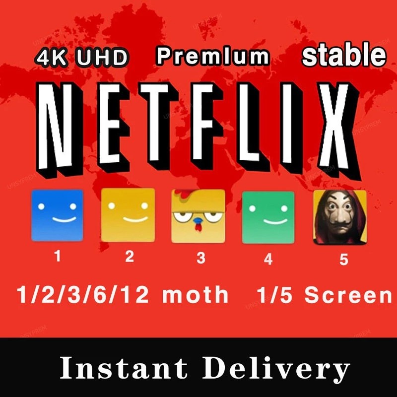 

Netflix 4K UHD Account DlsnyPlus Account Spotify Premium Youtube Premium Sale Customer service is 24 hours