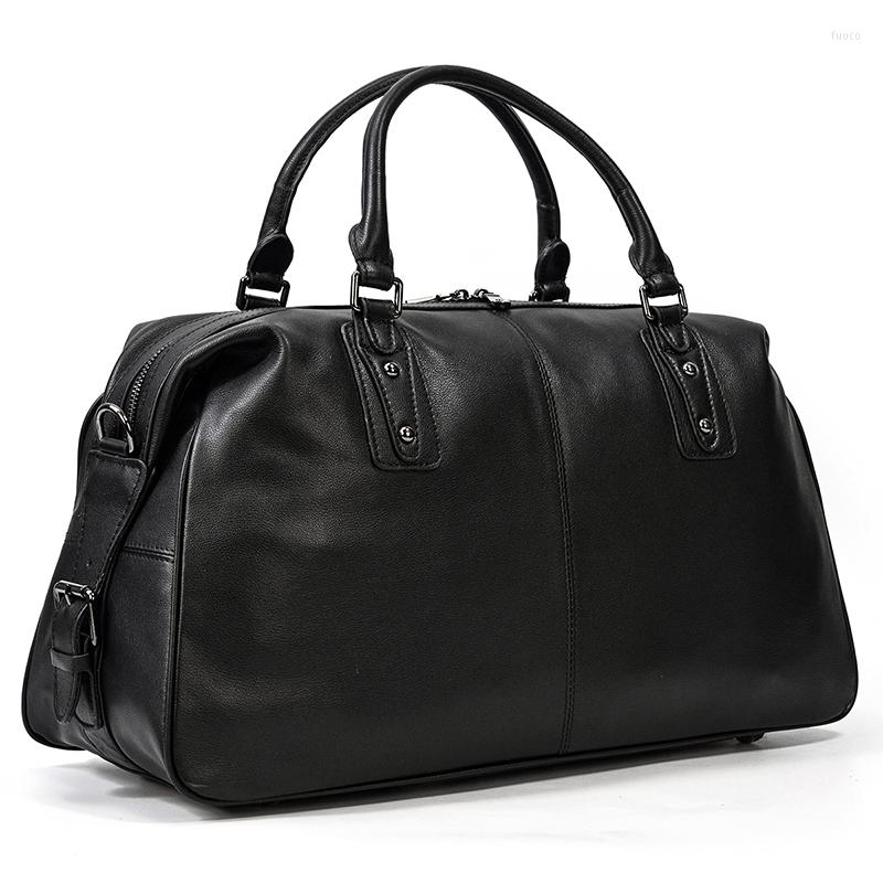 Duffel Bags Design Leather Travel Bag Soft Cowskin Duffle Black Weekend Of Men Women Luggage 50 Cm, Design1(50cm)
Duffel Bags Design Leather Travel Bag Soft Cowskin Duffle Black Weekend Of Men Women Luggage 50 Cm, Design1(50cm)