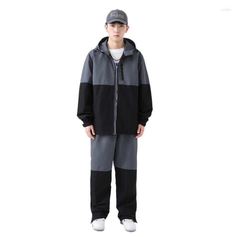 Running Sets 2023 Brand Track Suit Men's High Quality Hooded Sportswear Sports Windbreak Joggers Clothing Training Suits, Black
Running Sets 2023 Brand Track Suit Men's High Quality Hooded Sportswear Sports Windbreak Joggers Clothing Training Suits, Black