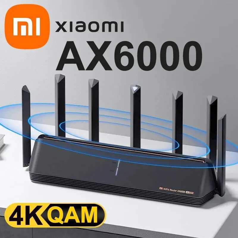 Routers Routers AX6000 AIoT Router 6000Mbs WiFi6 5GHz VPN 512MB Qualcomm CPU Mesh Repeater External Signal Network Amplifier Smart Home Q231114