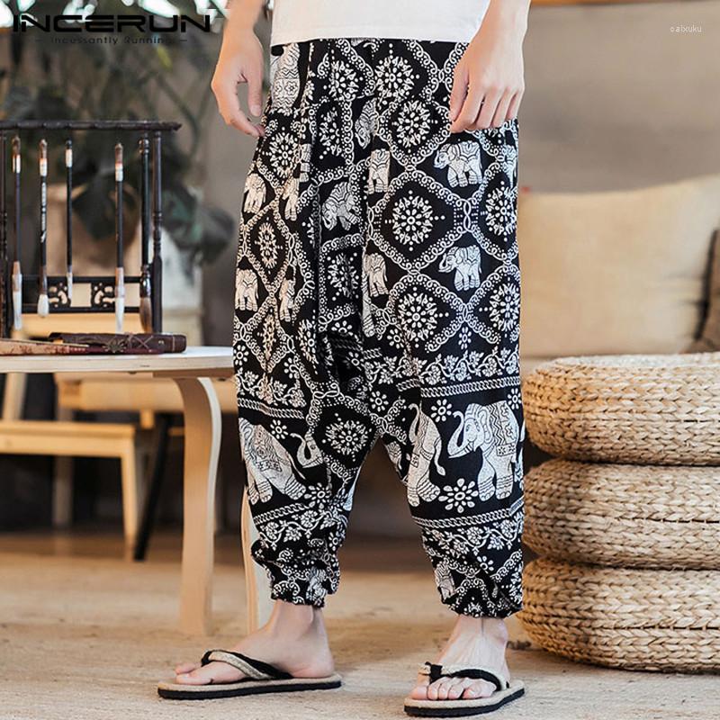 Men' Pants INCERUN 2023 Punk Style Mens Harem Baggy Harajuku Trousers Male Crotch Pantalon Hombre Wide Legs Cross-pants Joggers -5XL, Black
Men' Pants INCERUN 2023 Punk Style Mens Harem Baggy Harajuku Trousers Male Crotch Pantalon Hombre Wide Legs Cross-pants Joggers -5XL, Black